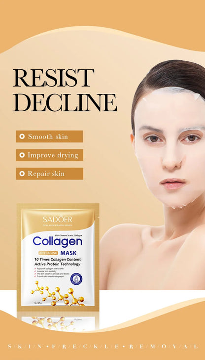 Anti-Aging Collagen Face Mask - (10 pack)