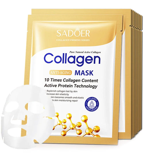 Anti-Aging Collagen Face Mask - (10 pack)