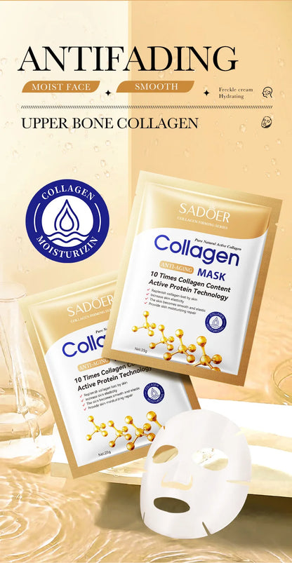 Anti-Aging Collagen Face Mask - (10 pack)